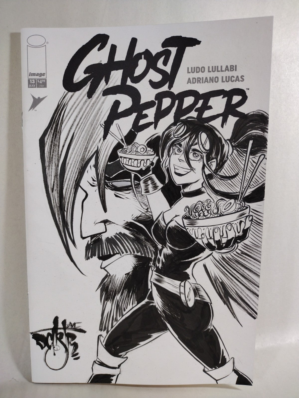 Ghost Pepper #13 (2026) Image Comic Sketch Cover Variant W Original DCastr Art
