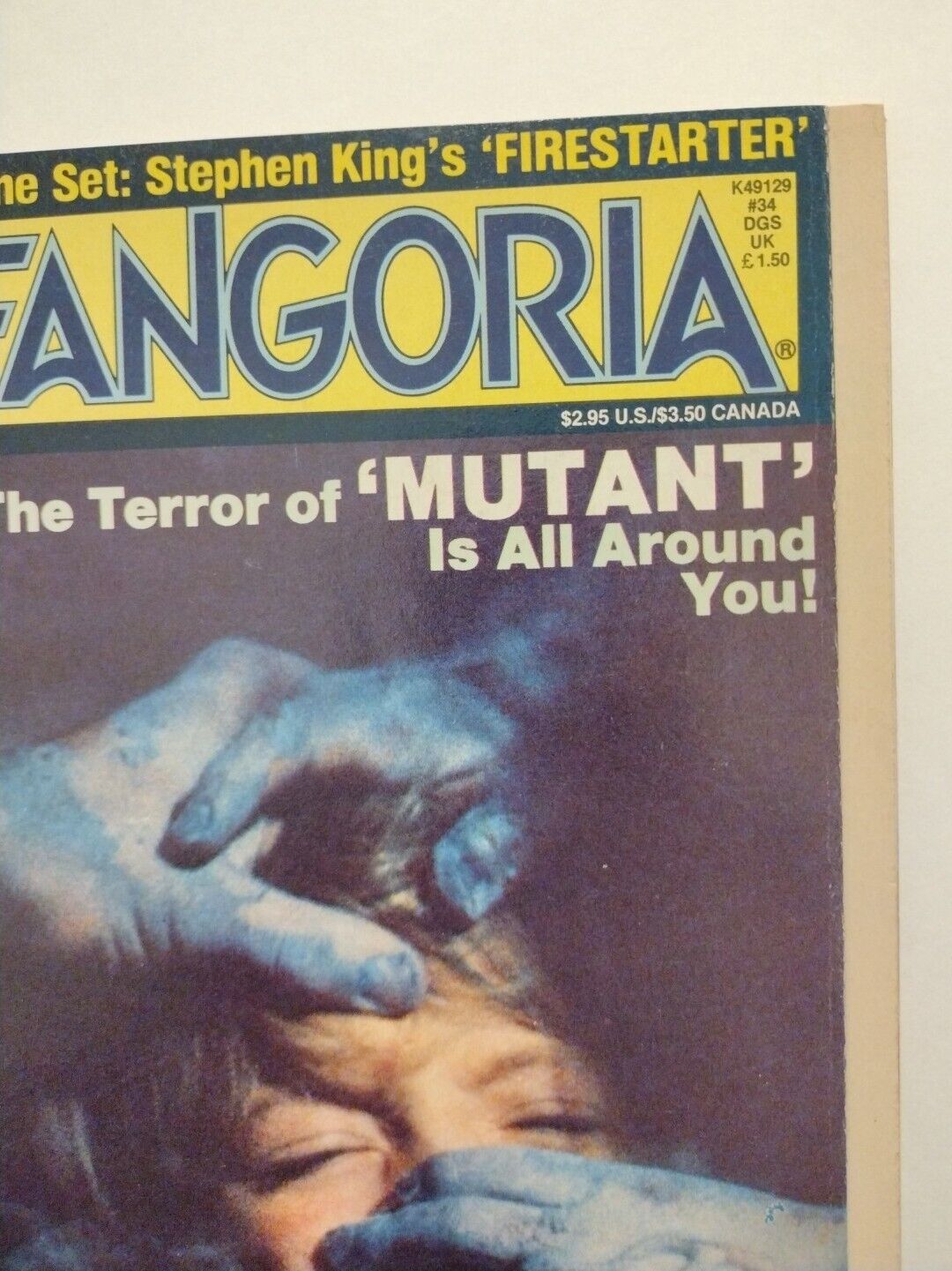 Fangoria Magazine 34 (1984) Starlog Thriller Michael Berryman Dreamscape VF-NM