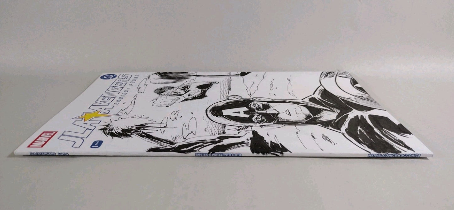 JLA Avengers #1 (2026) DC Marvel Facsimile Sketch Variant W Original DCastr Art