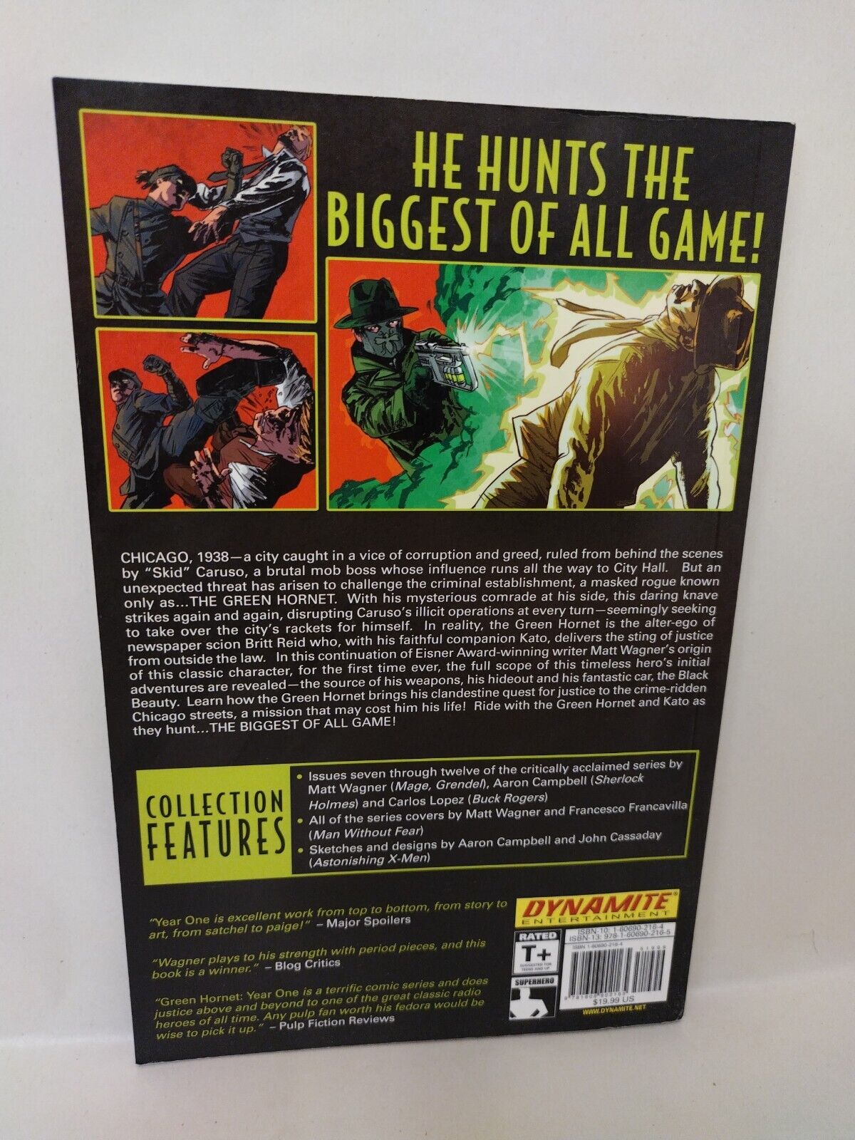 Green Hornet Year One Vol 2 (2011) Dynamite TPB Matt Wagner Softcover