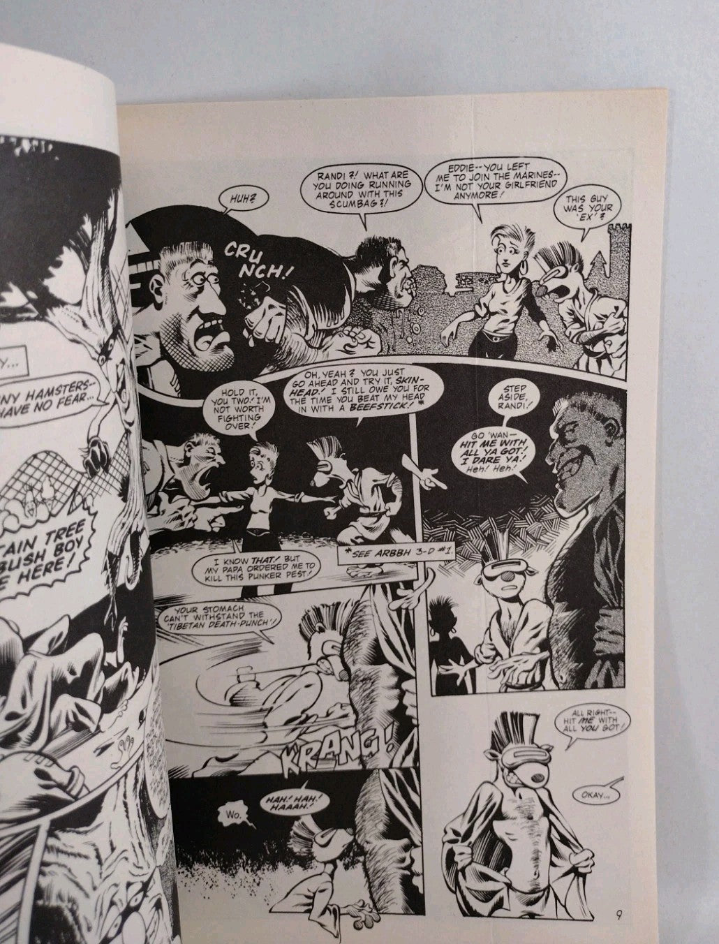 Adolescent Radioactive Blackbelt Hamsters #6 (1987) Eclipse Comic Sam Kieth