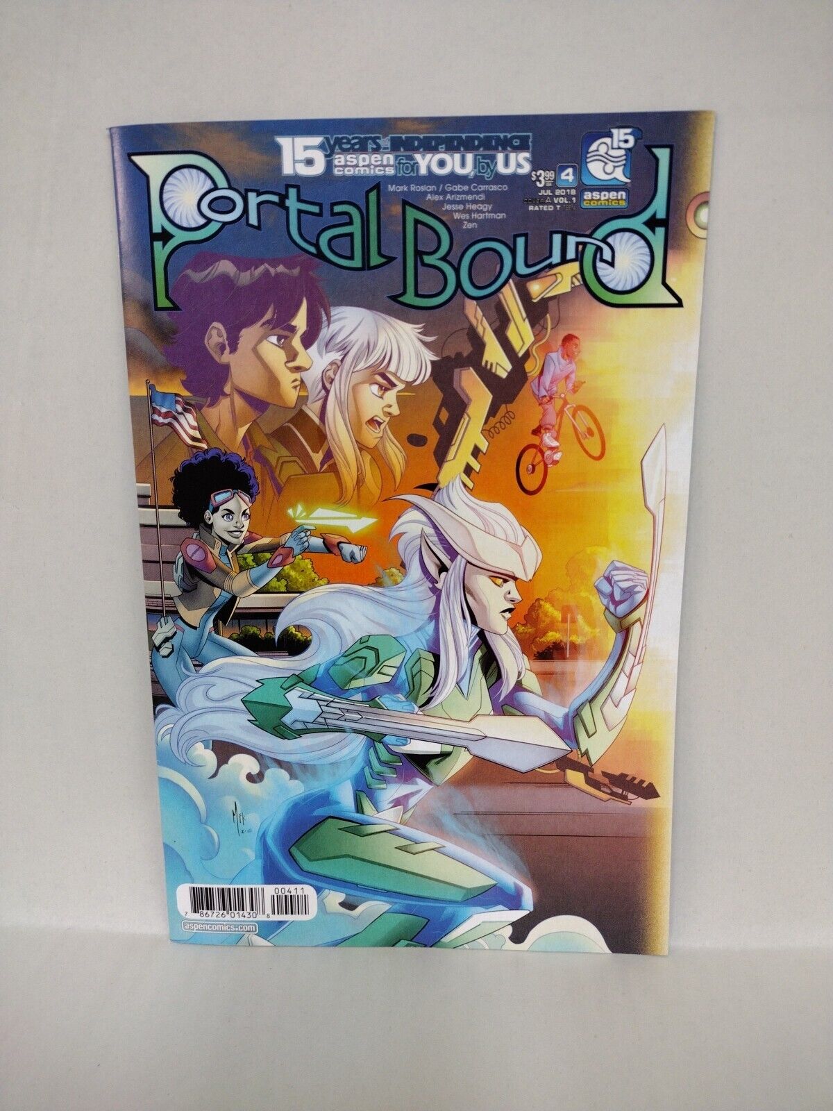 Portal Bound (2018) Aspen Comic Lot Set 0 1 2 3 4 Mark Roslan Gabe Carrasco