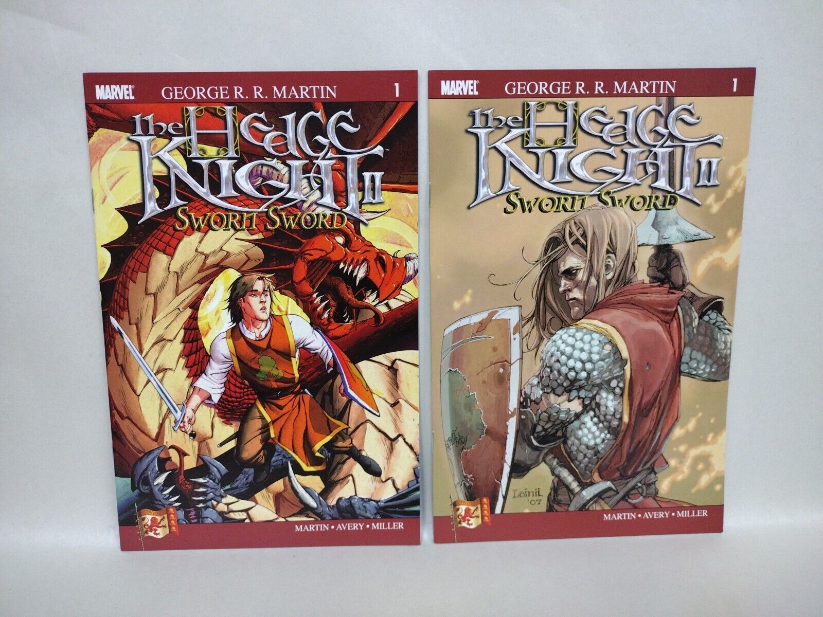 Hedge Knight George RR Martin (2003) Complete Comic Set #1-6 + Sworn Sword #1-6