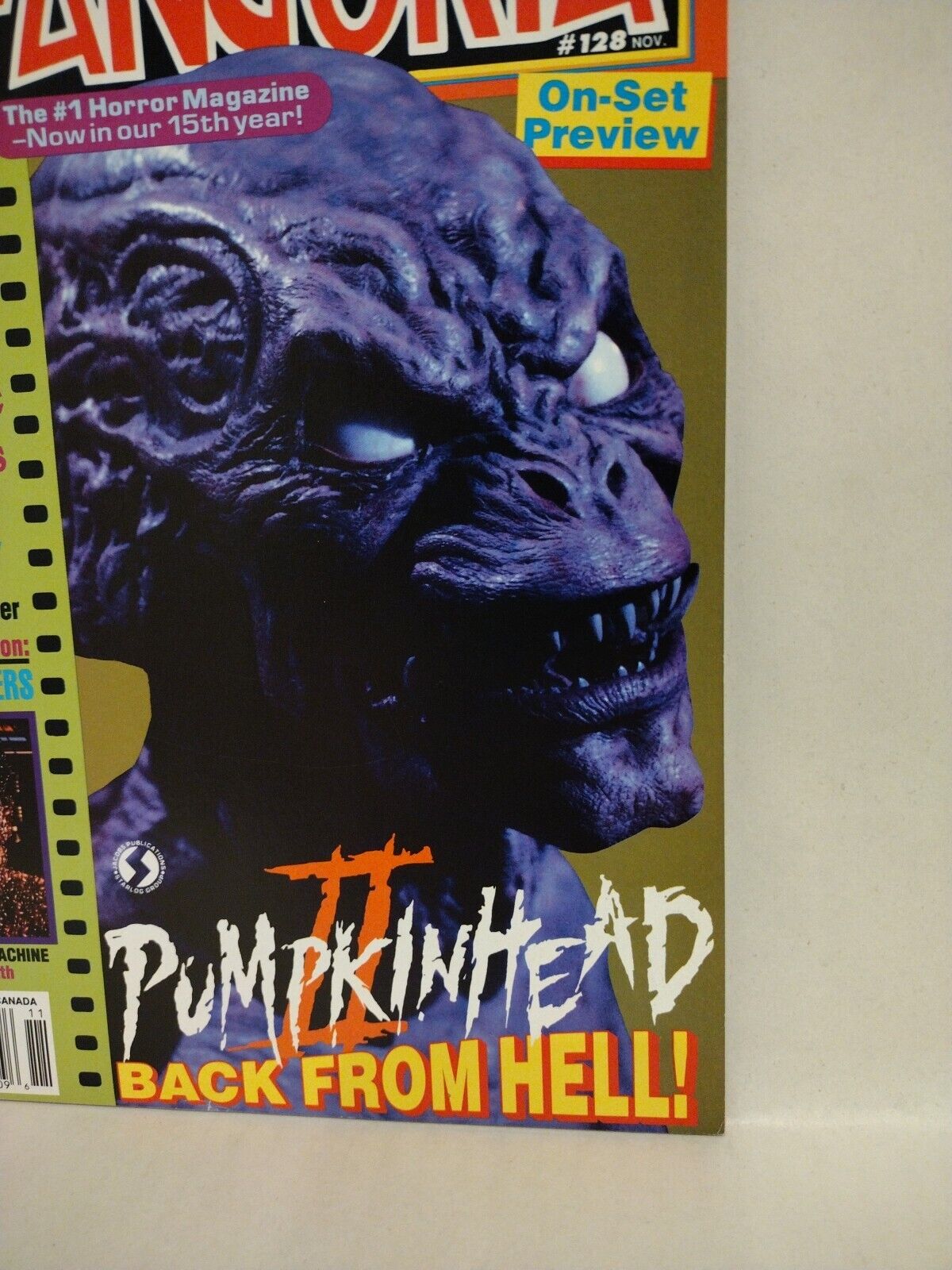 FANGORIA Magazine #128 (1993) Pumpkinhead II RTOLD III Man's Best Friend Burton