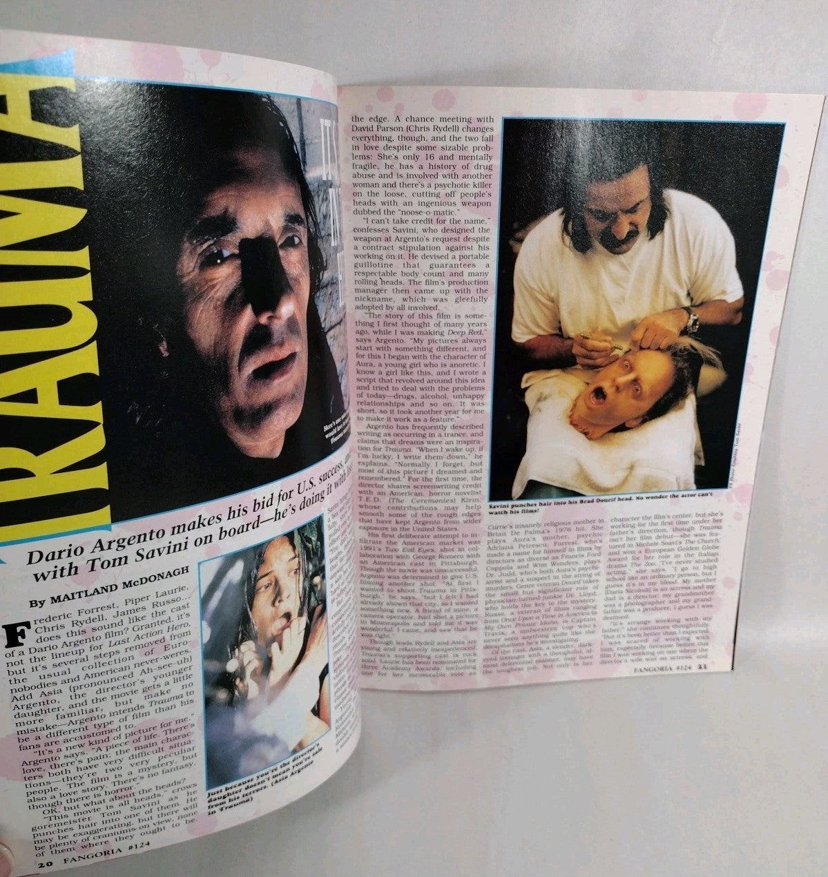 FANGORIA Magazine 124 (1993) Jurassic Park Robocop 3 Fortress Evil Dead II VF-NM