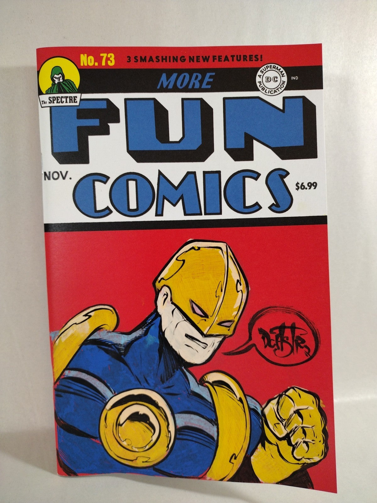 More Fun Comics #73 Facsimile Ed (2025) DC Sketch Cover W Original Dr Fate Art
