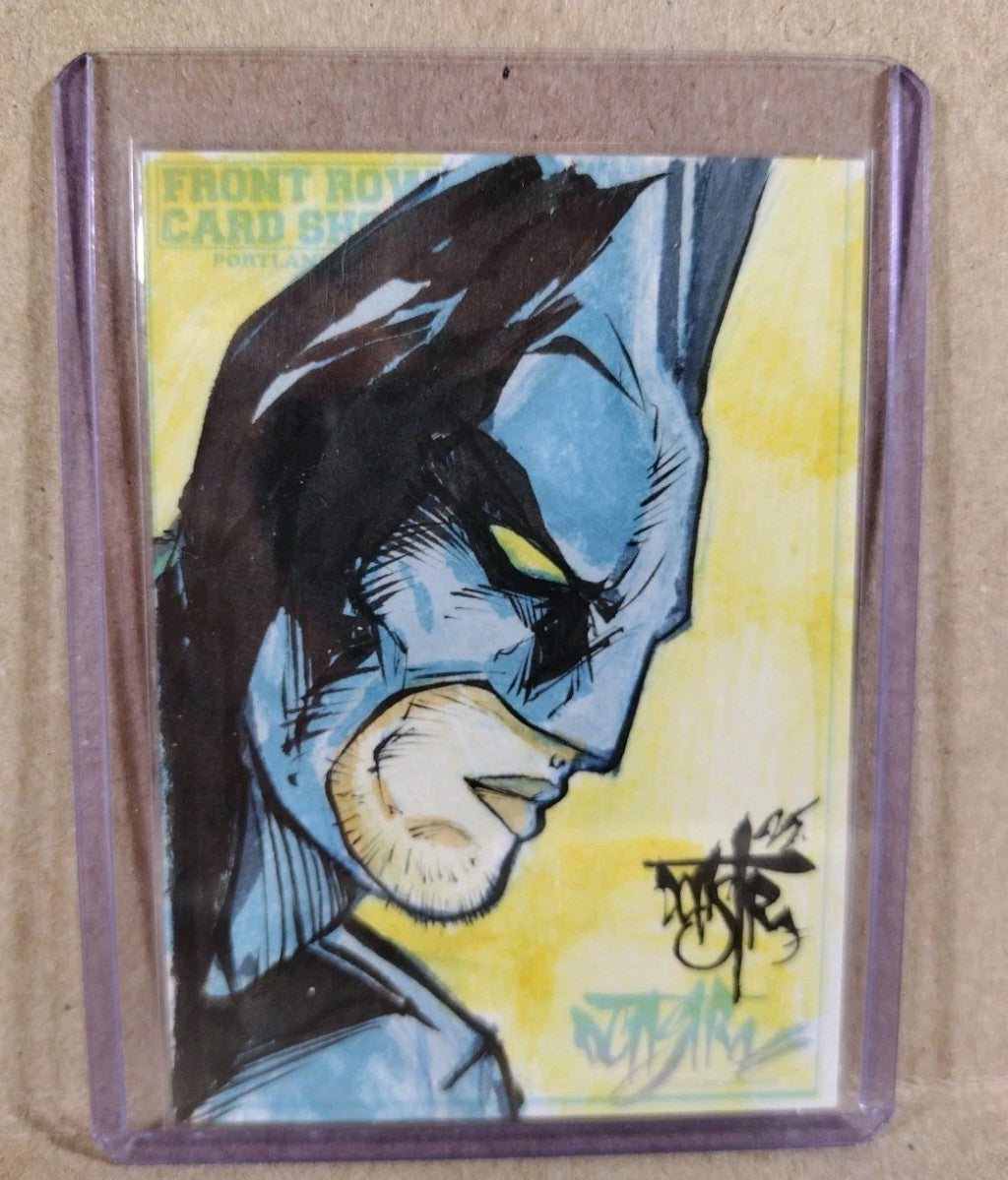 DCastr (2025) Front Row Show Exclusive Sketch Card W Original Batman Art