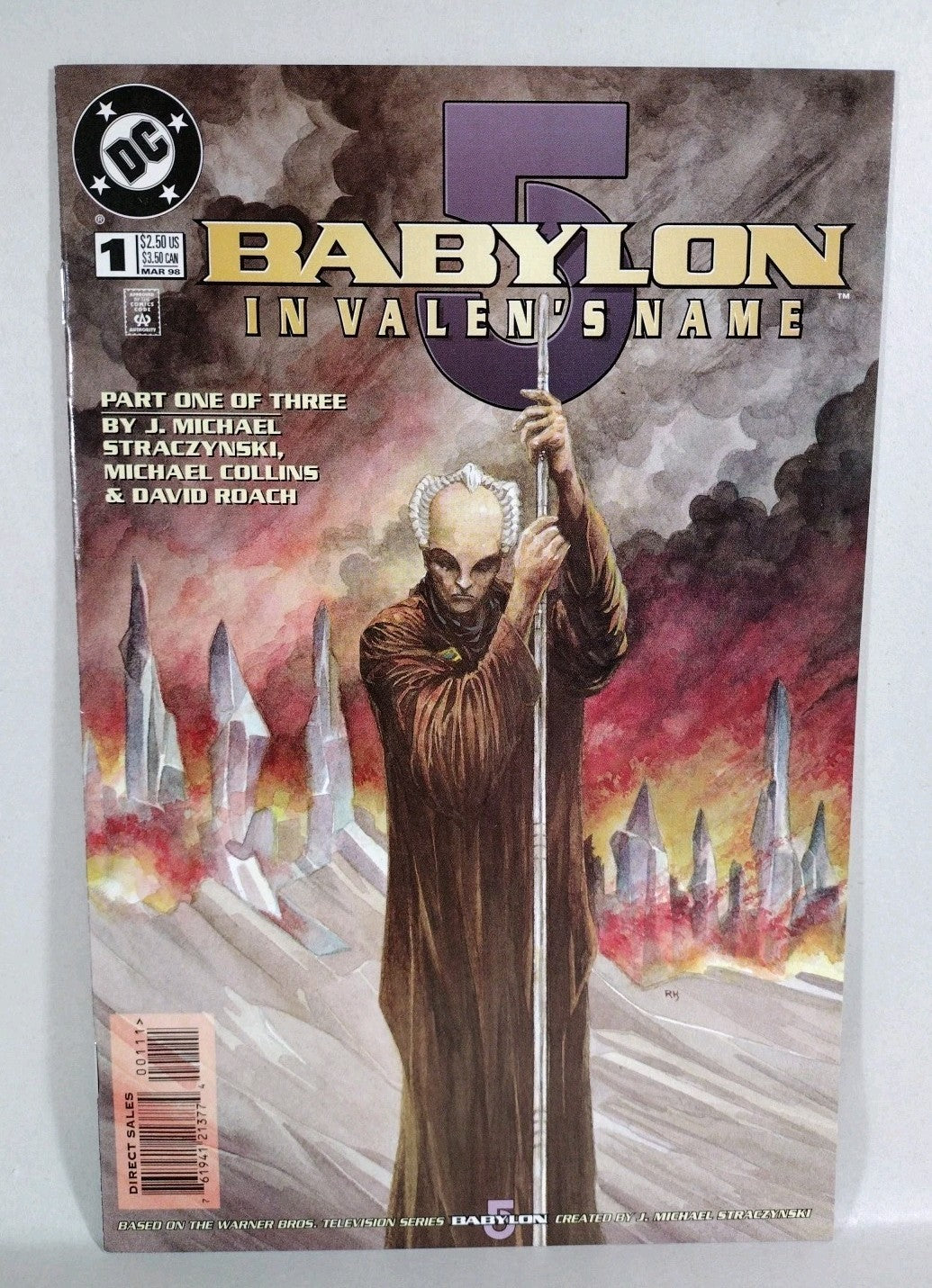 Babylon 5 In Valen's Name (1998) Complete DC Comic Lot Set #1 2 3 VF-NM