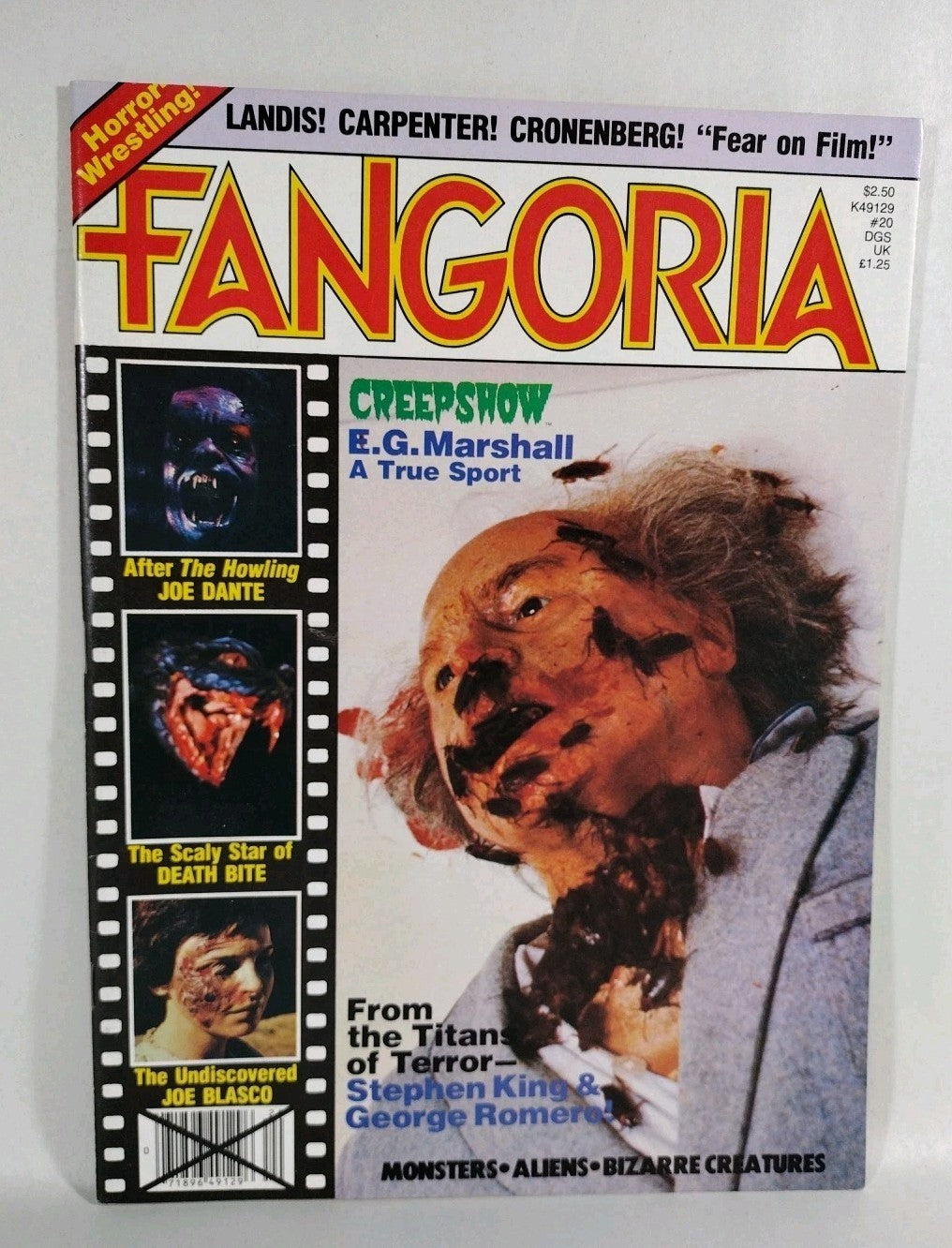 Fangoria #20 (1982) Creepshow Joe Dante Joe Blasco VF