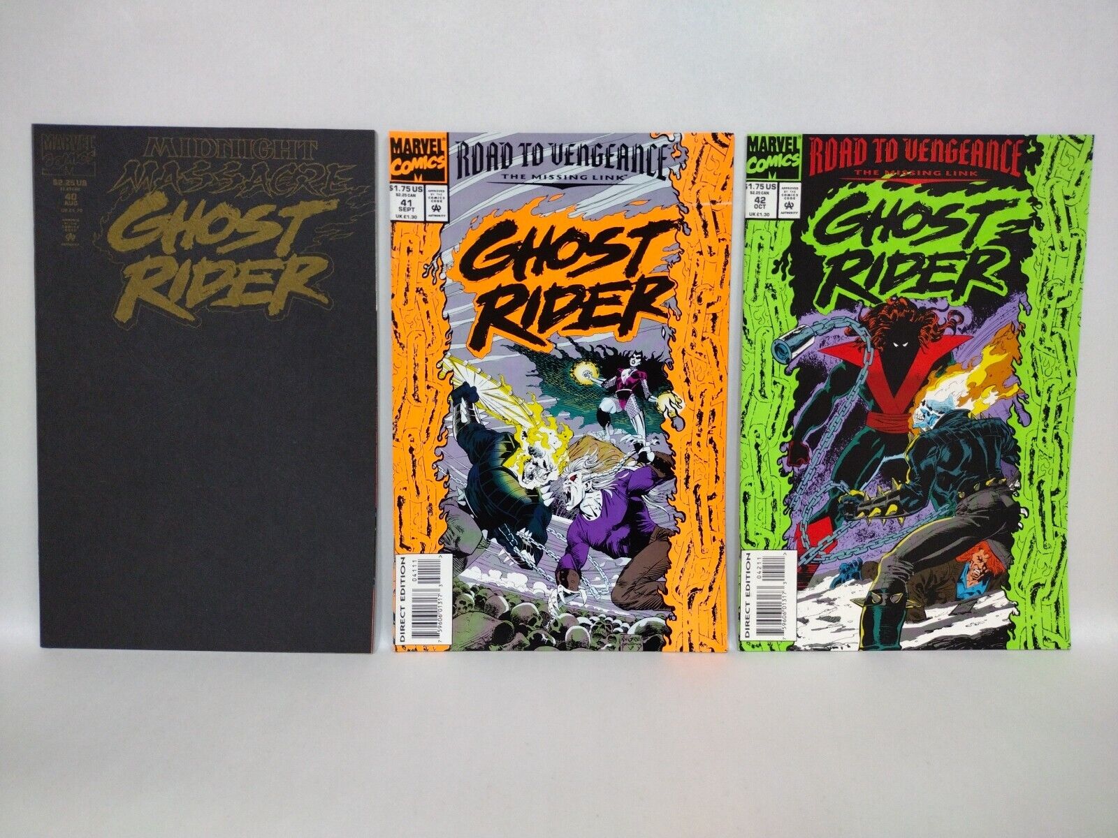 Ghost Rider (1990) Dan Ketch Marvel Comic Lot Set #1-50 Key Issues F-VF