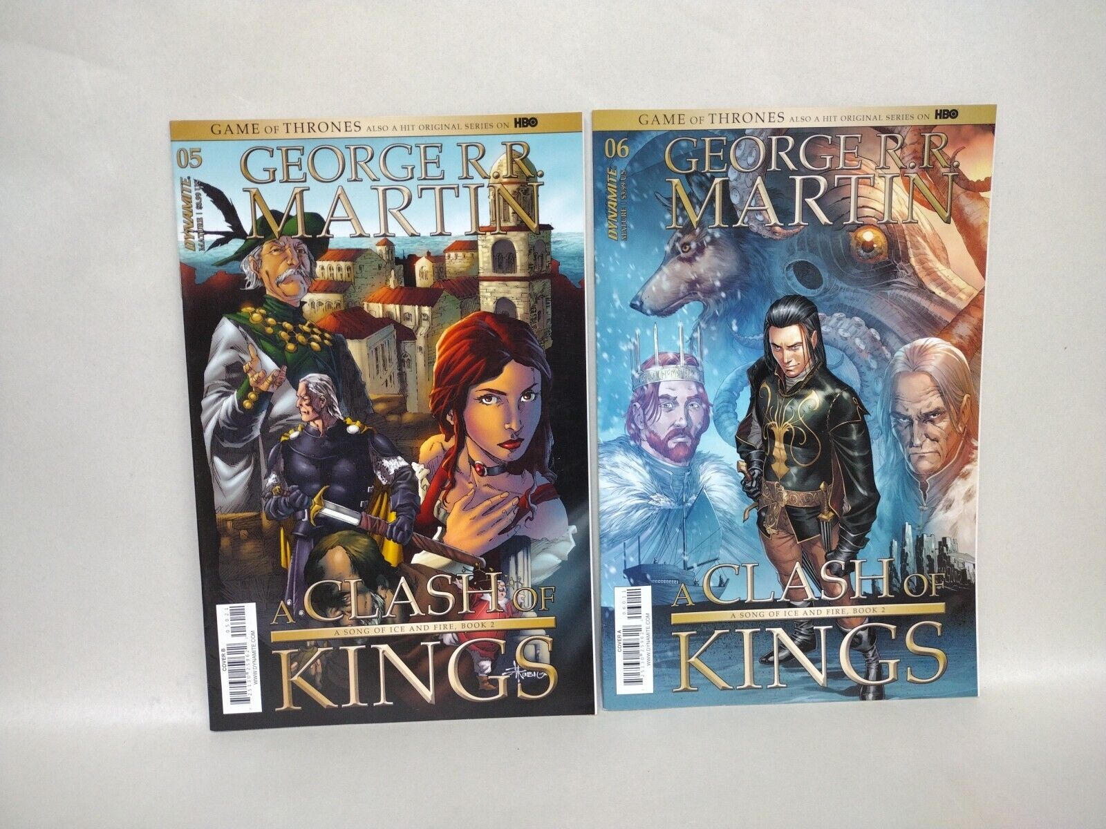 GOT Clash Of Kings George RR Martin (2017) Complete Dynamite Comic Set #1-12