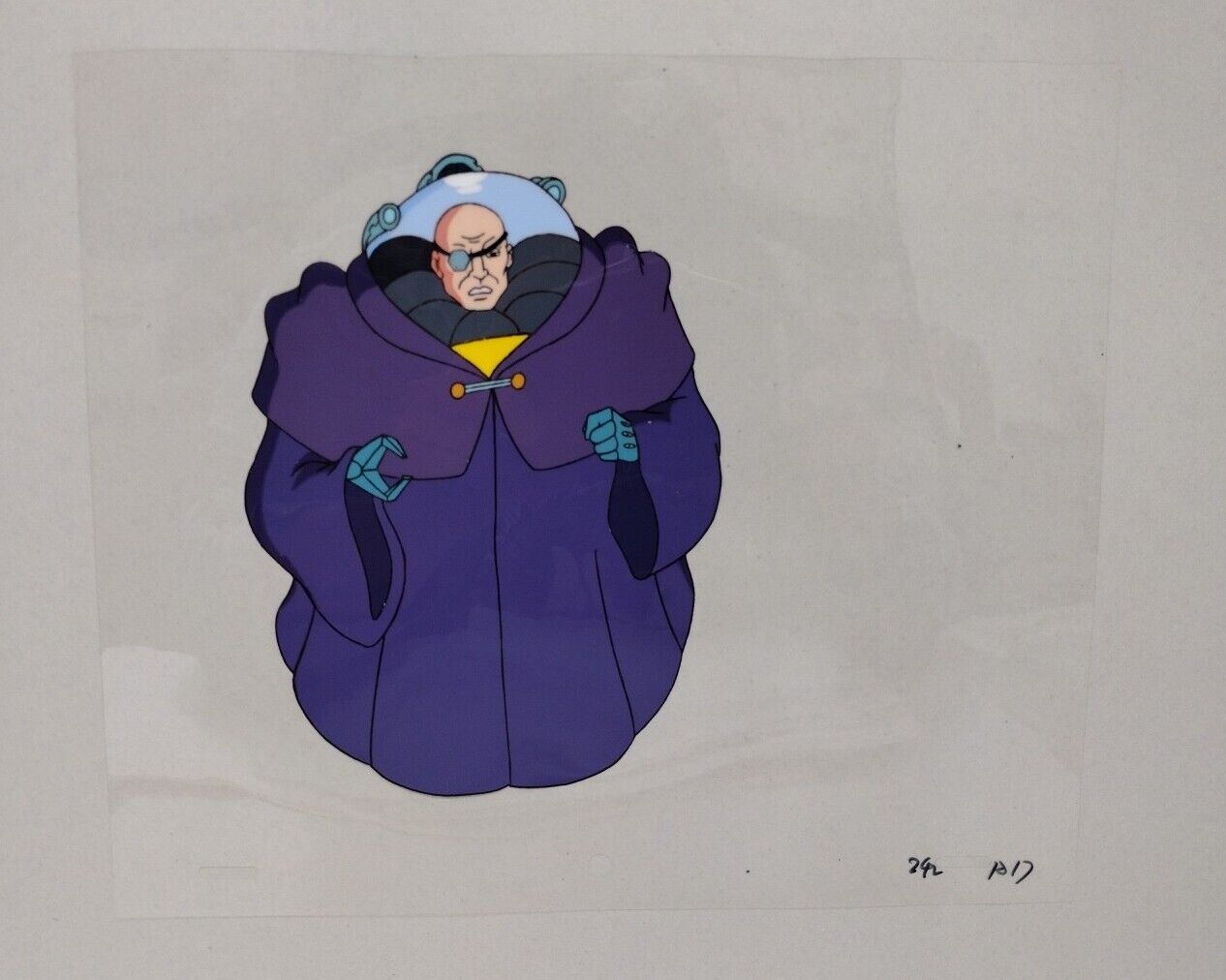 Street Sharks (1996) Original Animation Production Cel EP 38 W Dr Piranoid