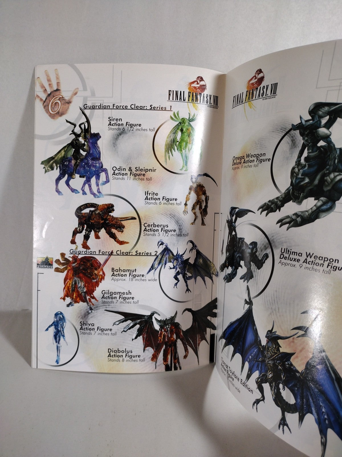 Palisades (2000) Toy Catalog Magazine Resident Evil Final Fantasy Mortal Kombat 
