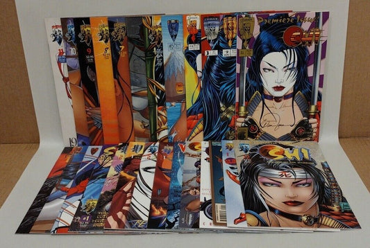 Shi (1994) Complete Crusade Comic 26 pc Lot Set Way Of Warrior #1-12 +Crossovers