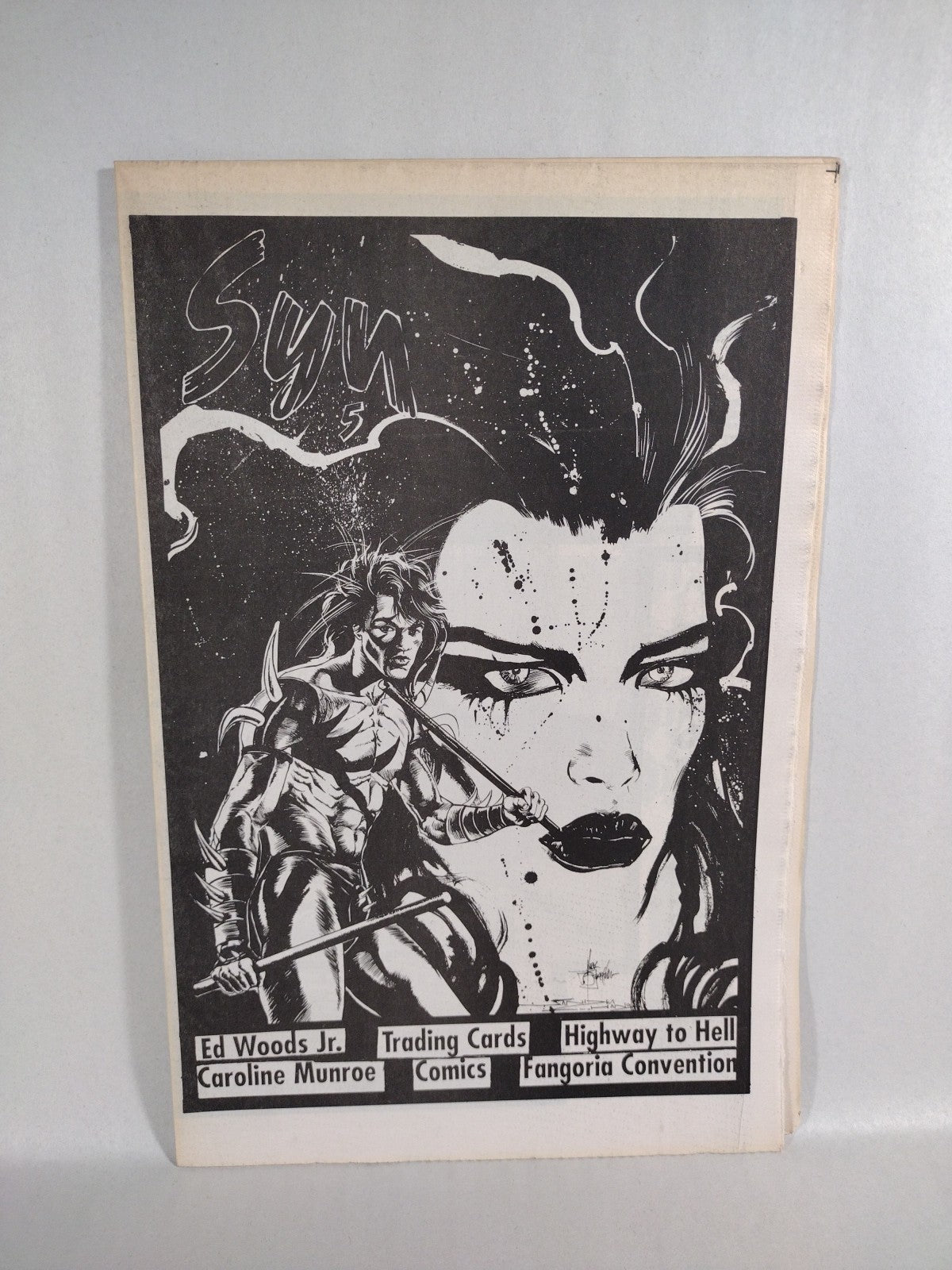 Syn Magazine (1990) Complete Newspaper Run 1 2 3 4 5 6 Horror Movie Comic Run