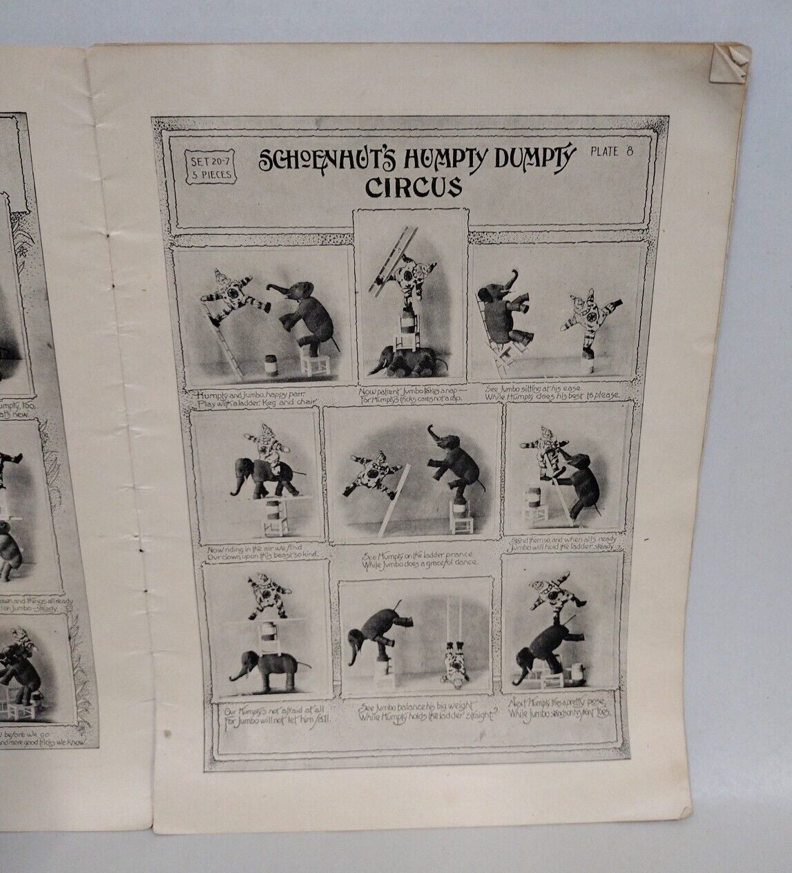 Schoenhut Humpty Dumpty Circus (1900) Toy Catalog Illustrations + Photo 28 Pages