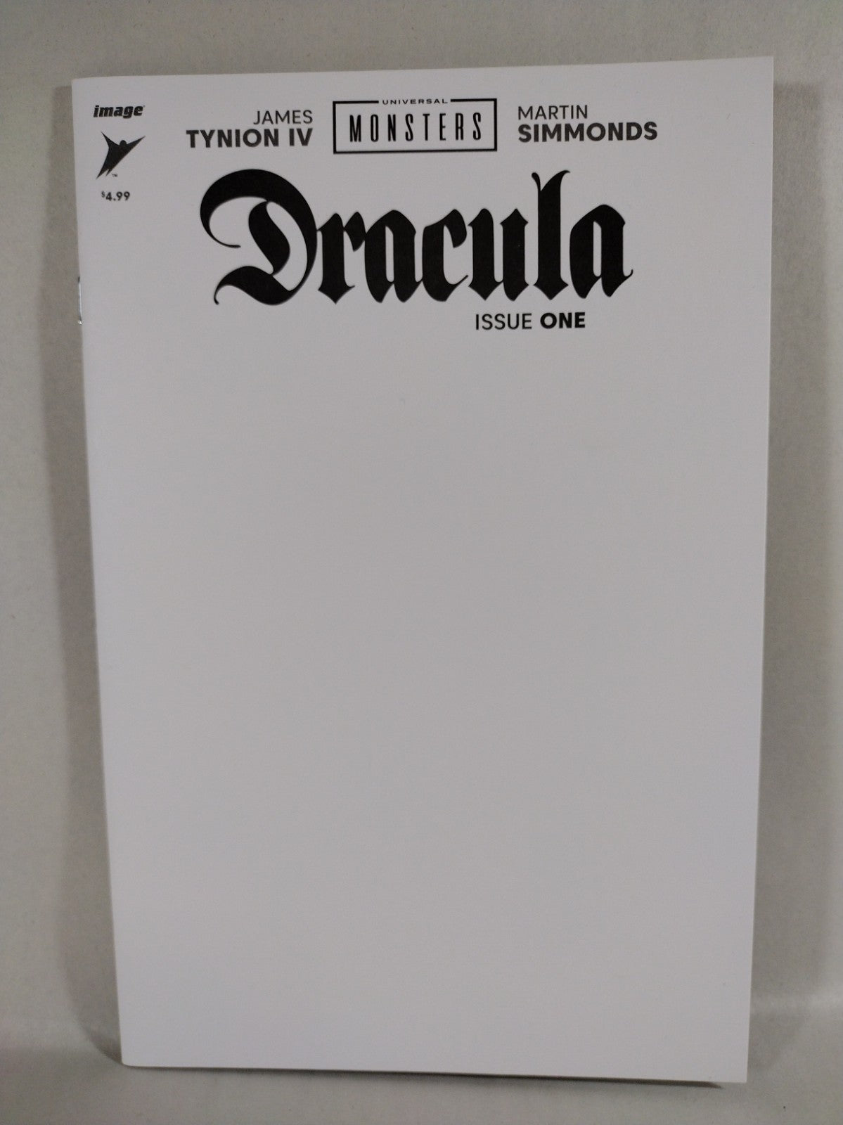 Dracula 1 (2023) Universal Monsters Image Skybound Blank Sketch Variant Cover NM