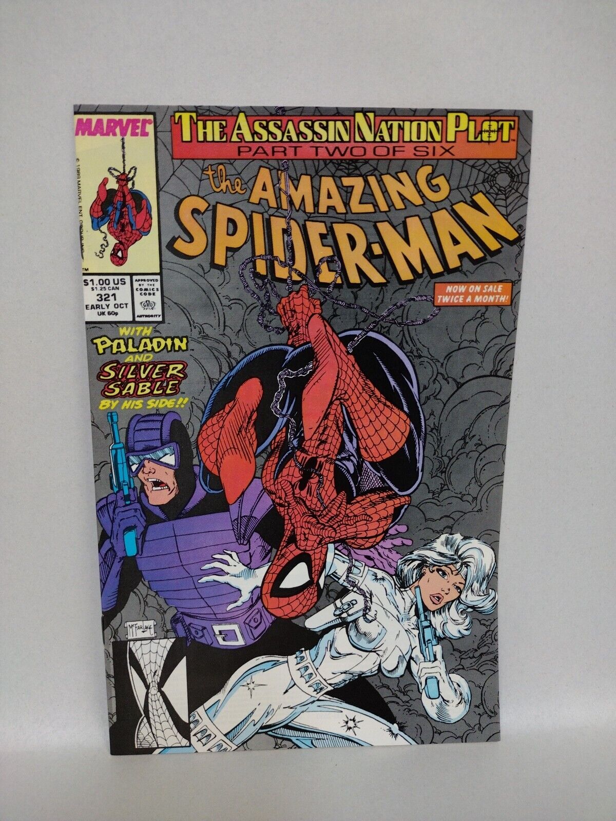 Amazing Spider-Man 1989 Assassination Plot Complete Marvel Comic Series 320-325