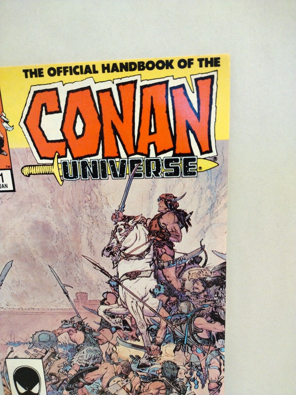 Conan Universe (1985) Marvel Comic Index Sourcebook Michael Kaluta Cover Art