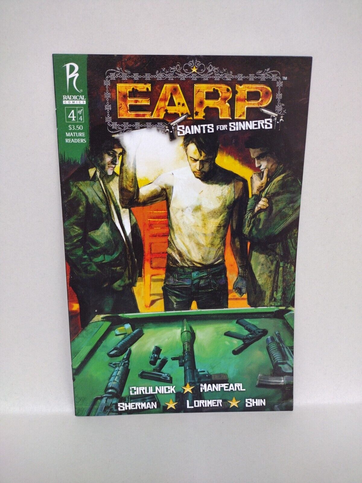 Earp Saints For Sinners (2010) Complete Radical Comic Story Lot Set #1 2 3 4 