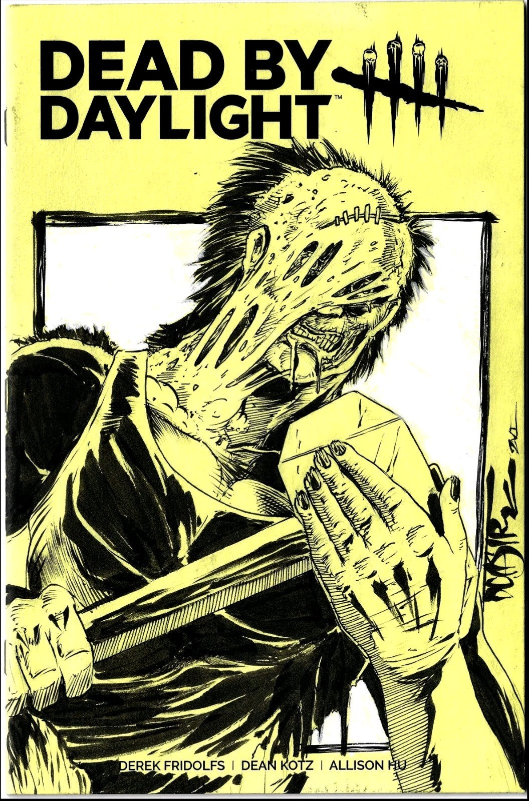 Dead By Daylight Hillbilly #1 (2026) Titan Sketch Cover W Original DCastr Art