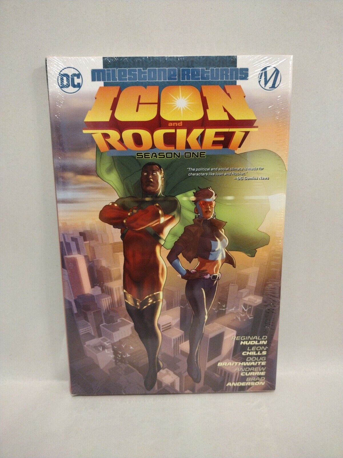 Dc Milestone Season 1 HC Set Of 3 Static Hardware Icon And Rocket New Sealed