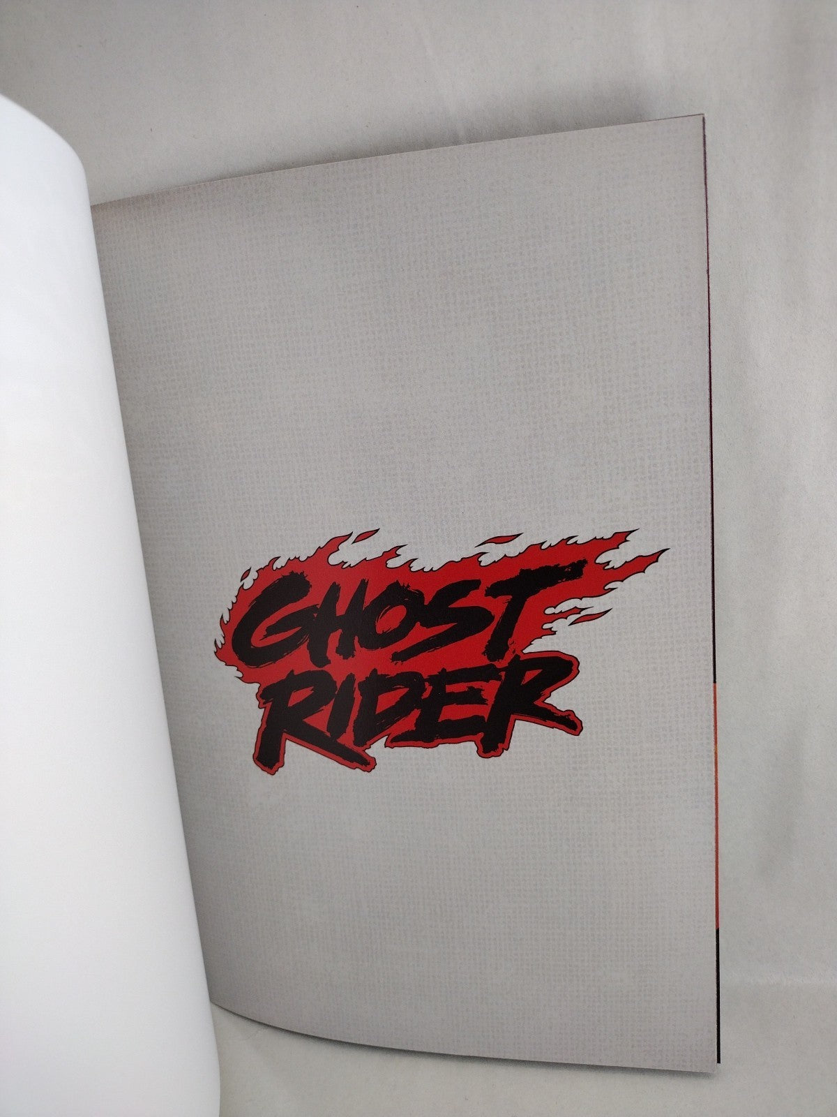 Ghost Rider #1 (2019) Marvel Black Blank Sketch Cover Variant Comic NM