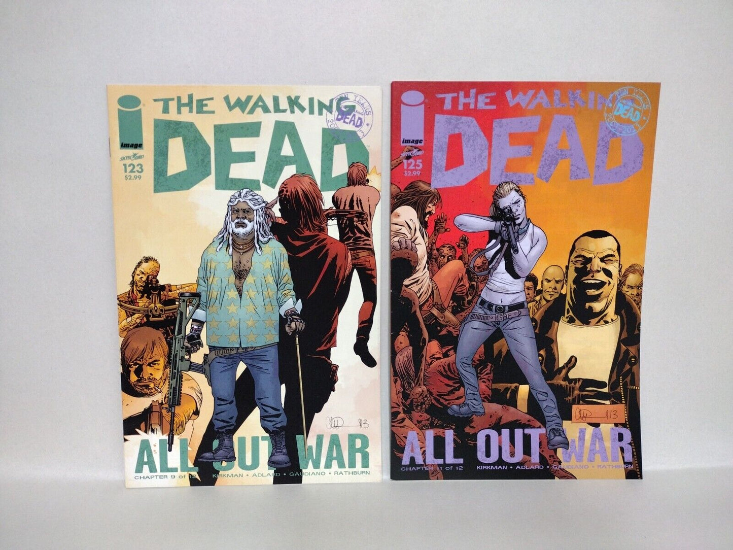 Walking Dead (2013) Image Comic Lot Set #114 116-123 125 129 132 All Out War