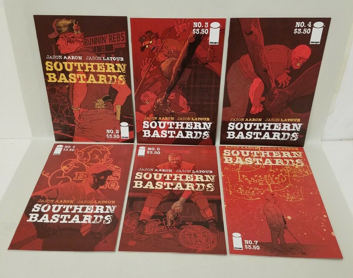 Southern Bastards (2014) Image Comic Lot Set 2 3 4 5 6 7 Jason Aaron Crime