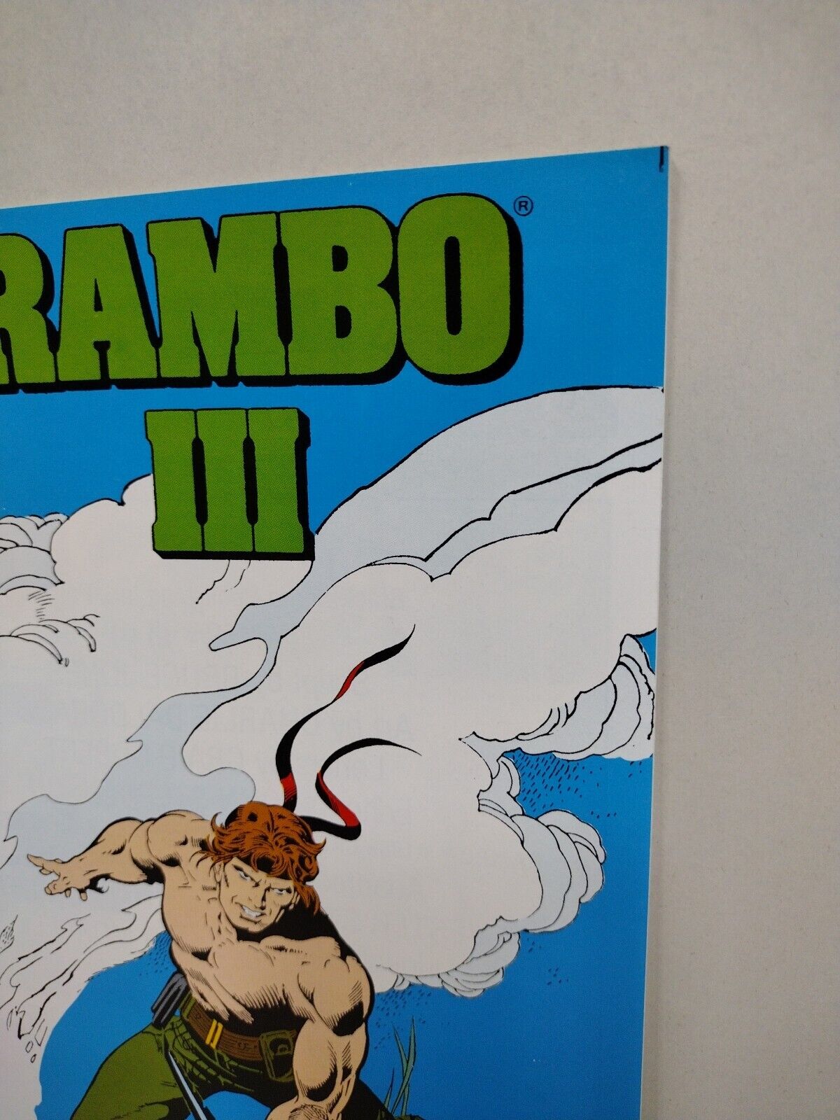 Rambo III (1988) Blackthorne Movie Comic Adaptation Dell Barras Cover VF