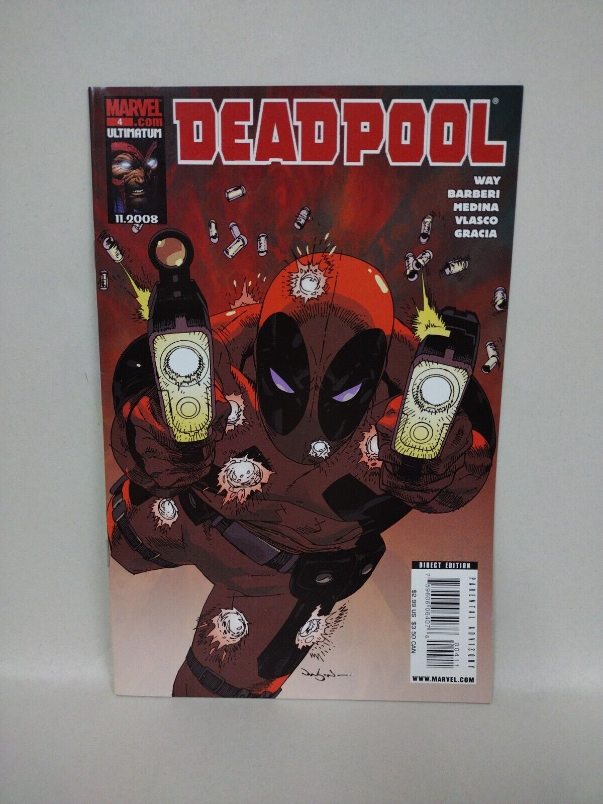 Deadpool (2008) Marvel Comic Lot Set #1 2 3 4 5 6 7 8 9 Daniel Way Paco Medina