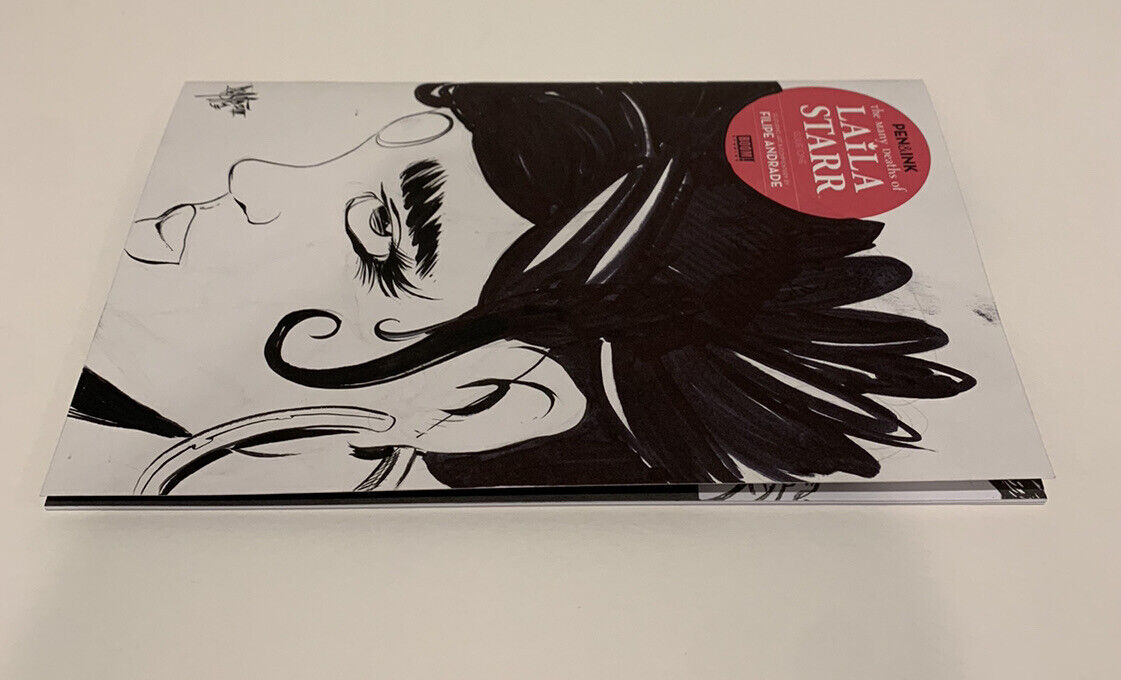 LAILA STARR, THE MANY DEATHS OF #1 Blank Variant Cover W Original Art Dave Castr