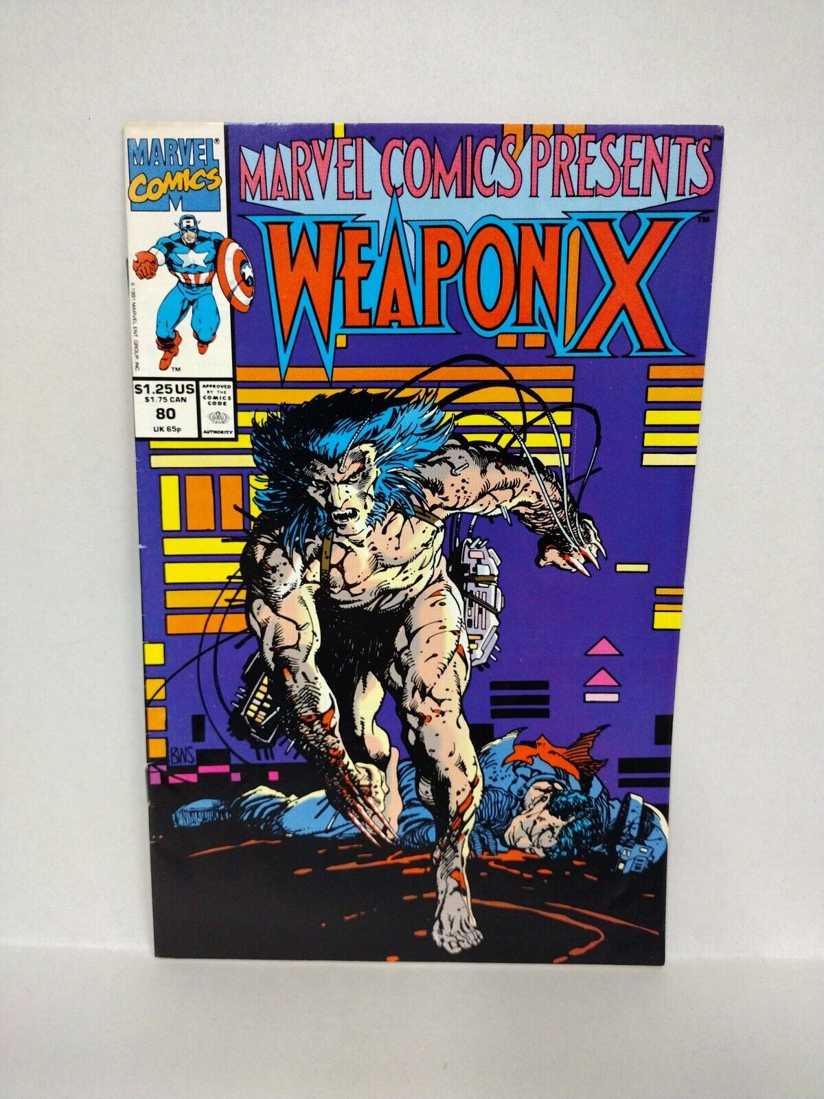 Marvel Comics Presents (1991) Weapon X Lot Set #77 78 80 82 F-VF