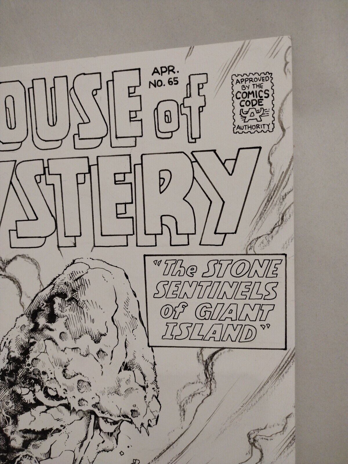 House Of Mystery 85 Tim Tyler Original Cover Recreation Art 11 X 17 Kirby Homage