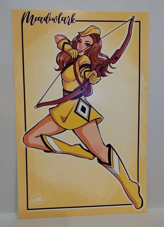Meadowlark Comic Con 11 X 17" Exclusive Blair Bat Mascot Poster Print