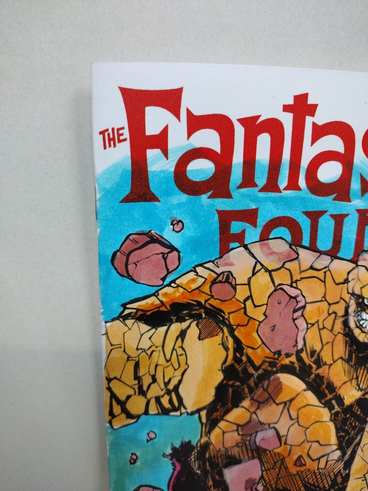 Fantastic Four 1 Marvel Comic 2025 Facsimile Sketch Cover W Original DCastr Art