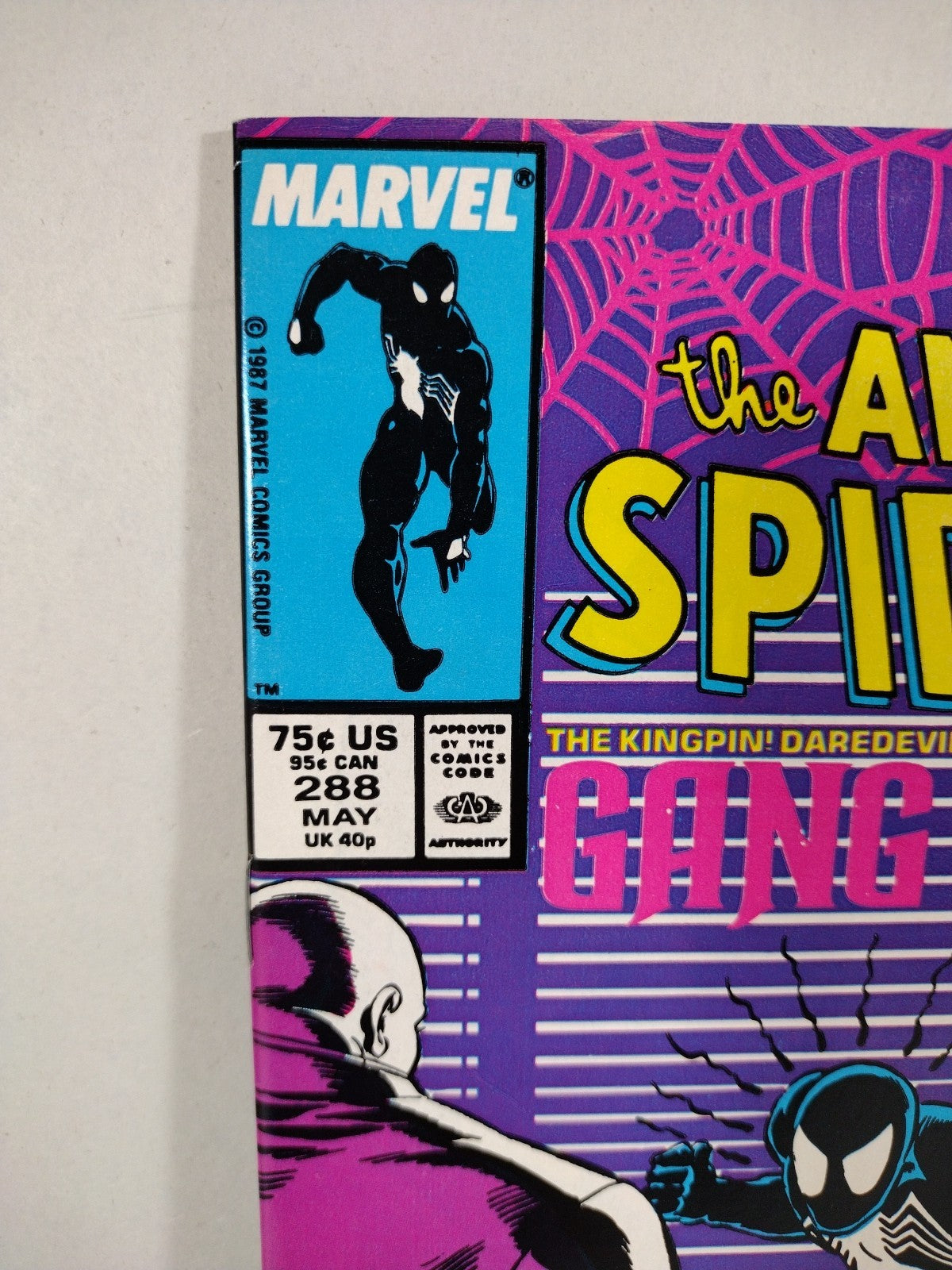Amazing Spider-Man #288 (1987) Marvel Comic Gang War Story Arc Conclusion VF-NM