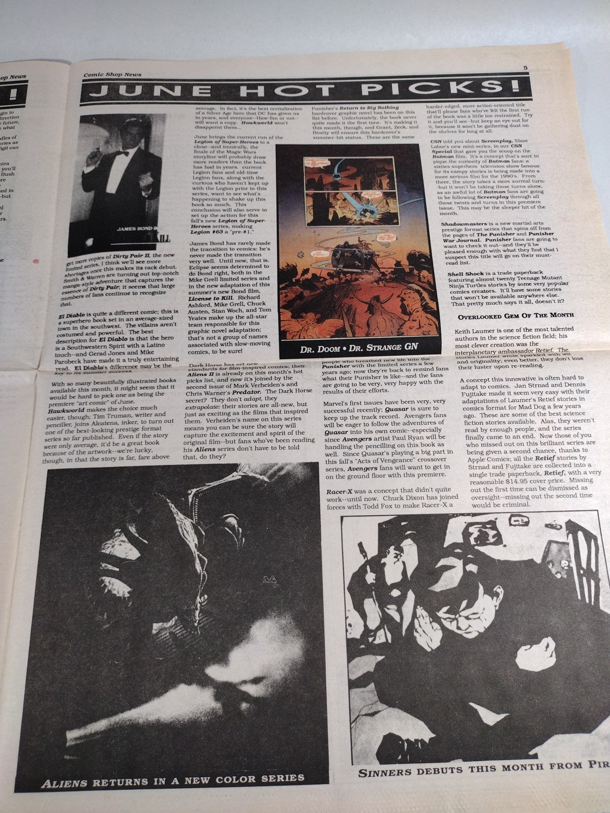 Comic Shop News #102 (1989) June 7th Newsletter Dr Doom Strange Todd McFarlane 