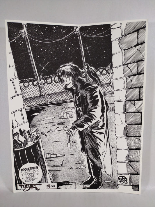 DCastr The Crow Rogue Valley Comic Expo 2026 Limited Print Signed #'d 23 of 25