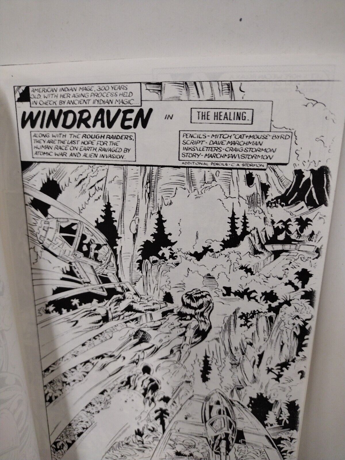 Widraven Adventures #1 Preview Production Ashcan Comic Signed Craig Stormon