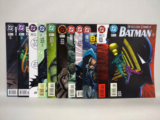 Batman Detective Comics 1996 DC Lot Set #697 699-703 705-709 Graham Nolan VF-NM