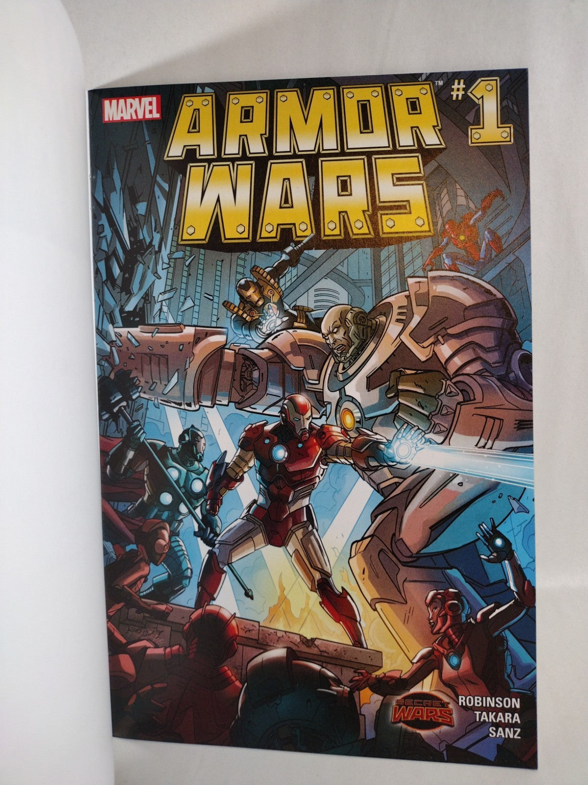 Armor Wars #1 (2015) Marvel Blank Sketch Cover Variant Secret Wars Iron Man NM