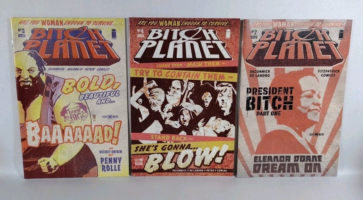 Bitch Planet (2014) Image Comic Lot Set #1-4 7-10 Vol 2 1 2 4 5