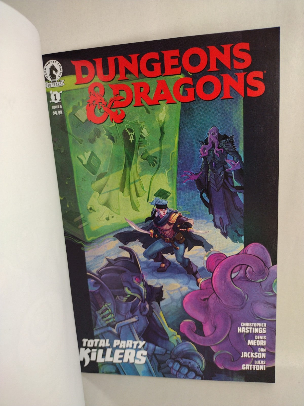 Dungeon & Dragons Total Party Killers #1 Dark Horse Sketch Cover W Original Art
