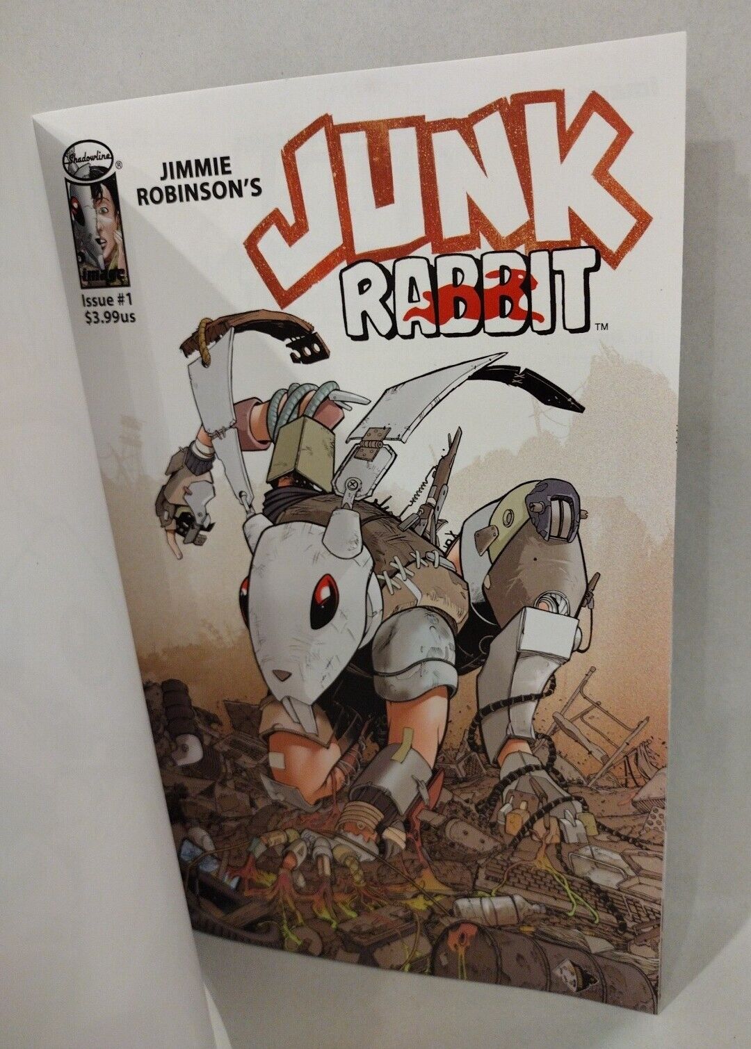 Junk Rabbit 1 (2023) Image Blank Comic Variant W Original Dave Castr Art COA