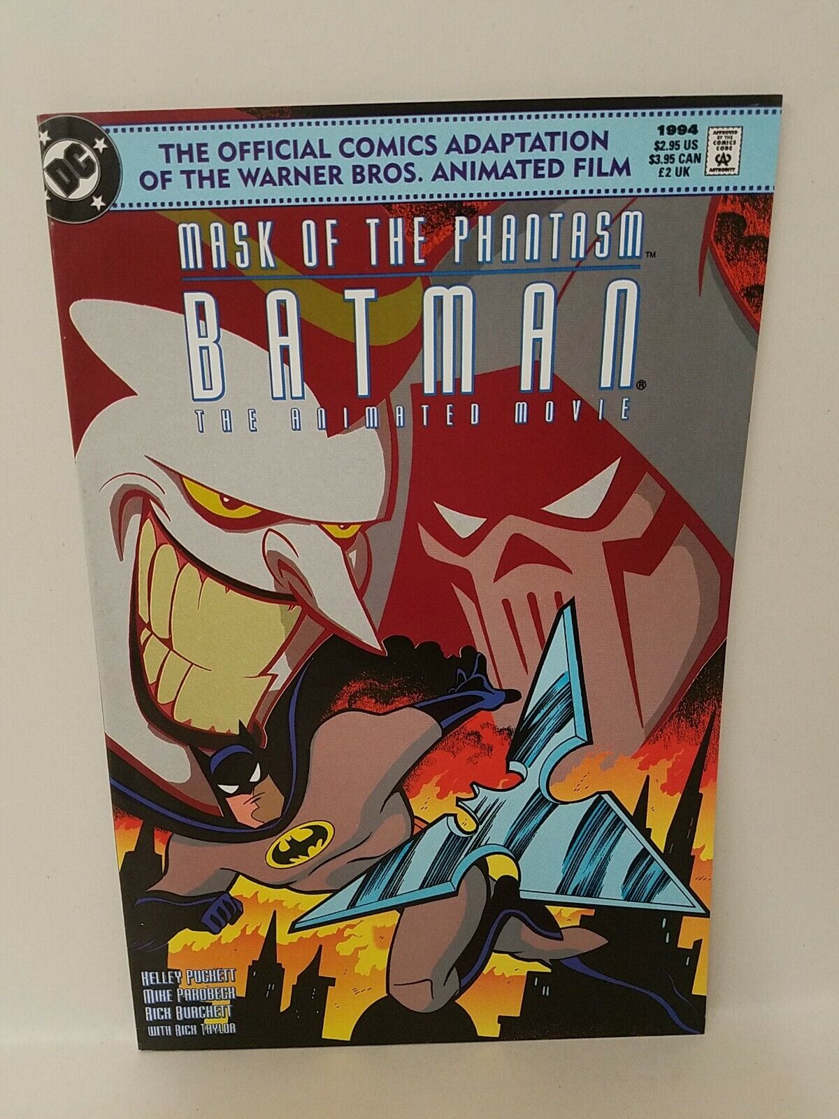 Batman Mask of the Phantasm The Animated Movie (1994) Bruce Timm Cover 1st Print