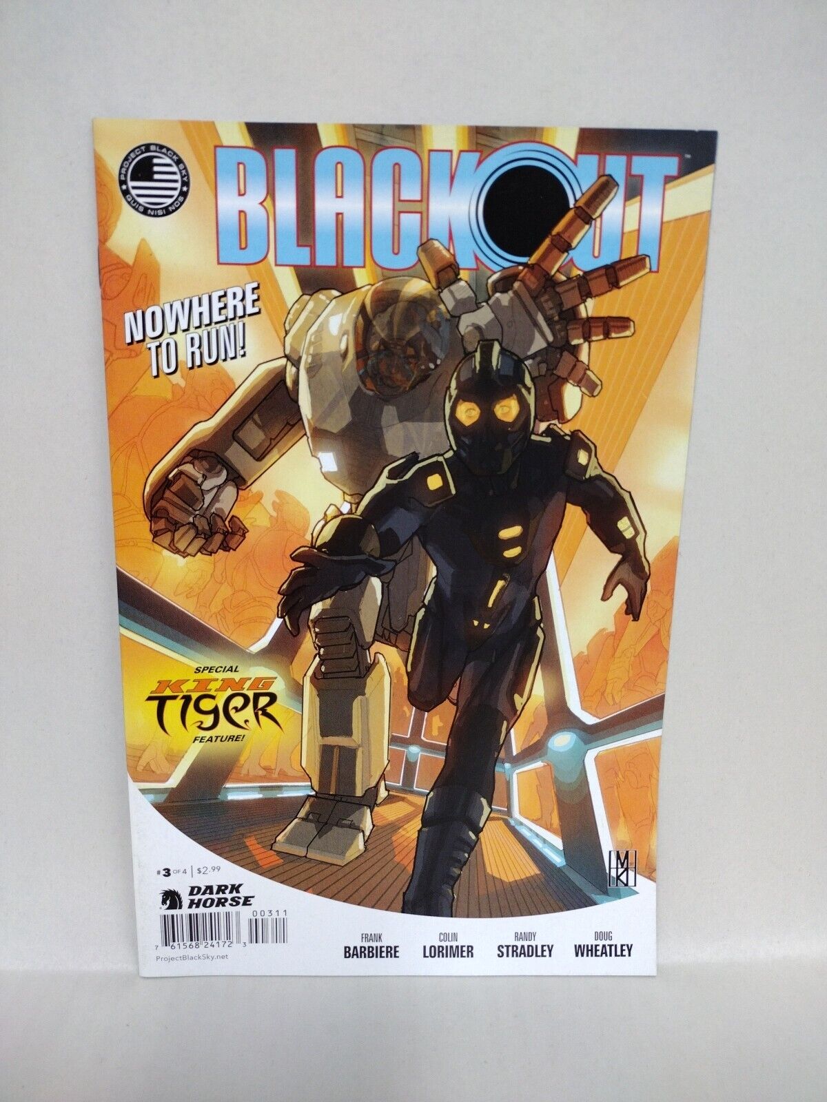 BLACKOUT 2014) Complete Dark Horse Comic Lot Set Featuring King Tiger 1 2 3 4 