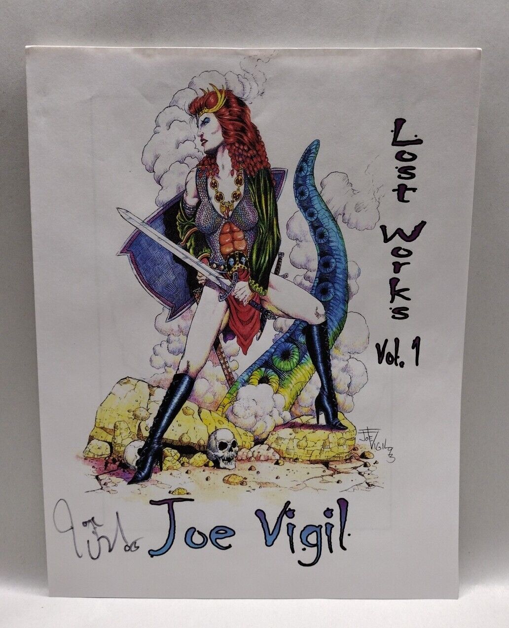 Joe Vigil: Lost Works (2003) Loose Single Side Art Portfolio Collection Signed