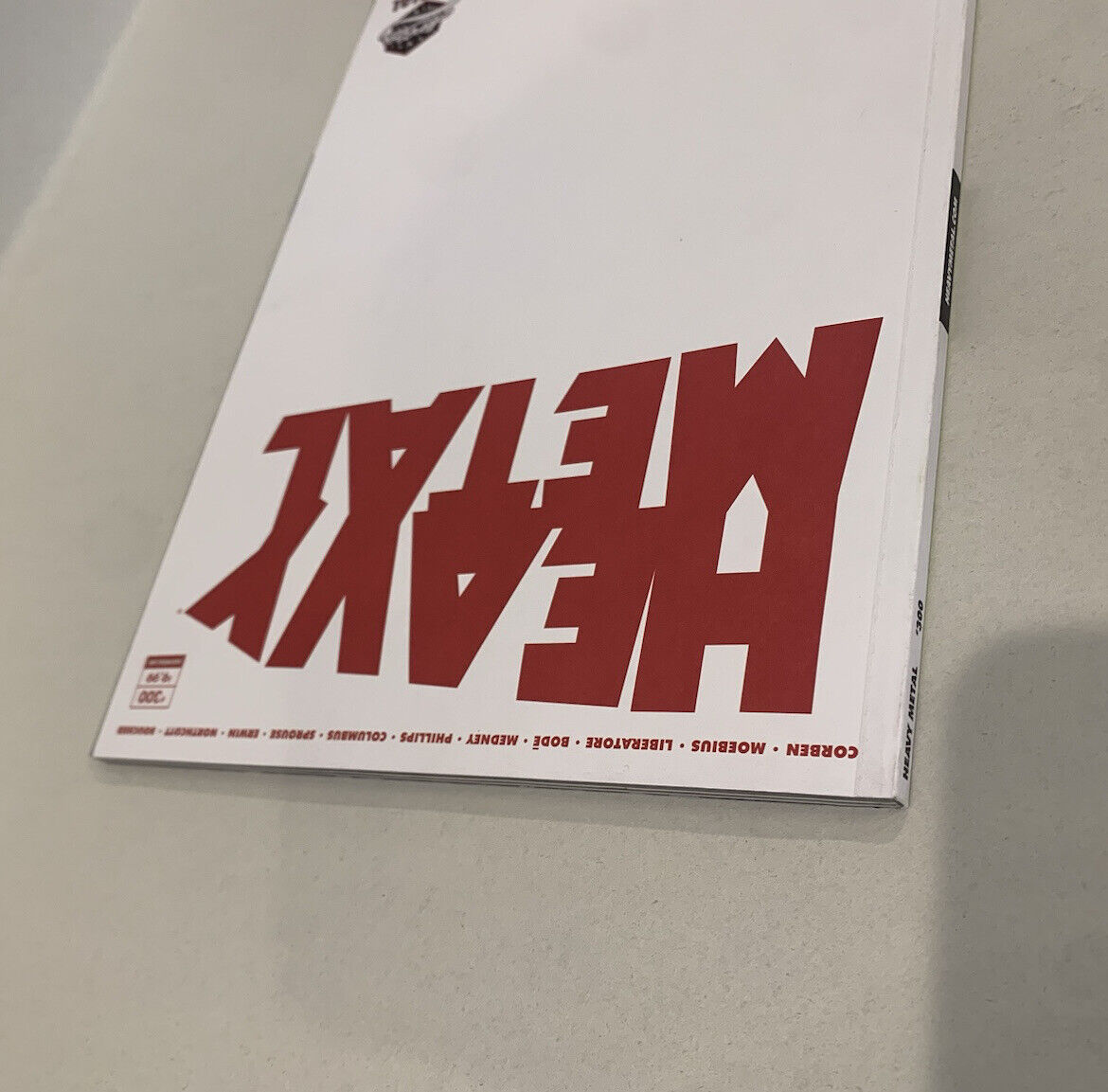 Heavy metal magazine # 300 Blank Sketch Cover Variant 2020