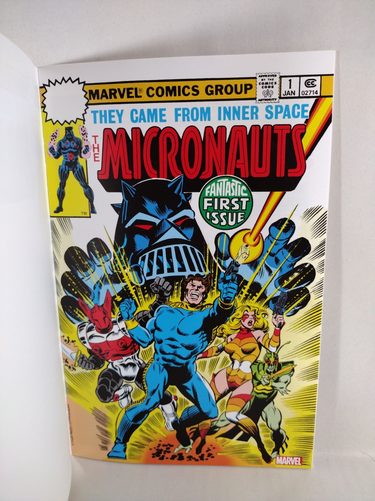Micronauts Facsimile Edition 1 (2023) Marvel Comic Blank Sketch Variant Cover NM
